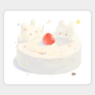 Strawberry Cake Magnet